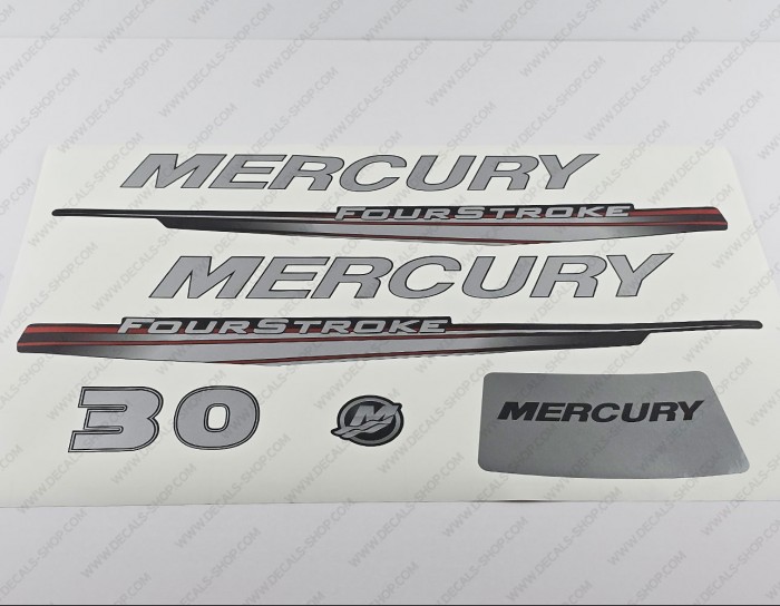 Mercury 30HP Four Stroke 2013-2017 Outboard Decal Kit